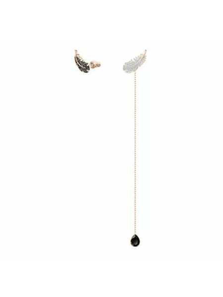 Kolczyki Swarovski różowe