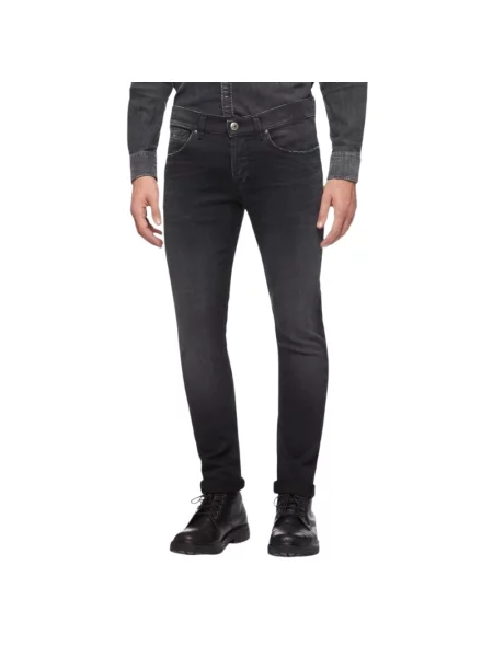 Jeansy skinny Dondup czarne