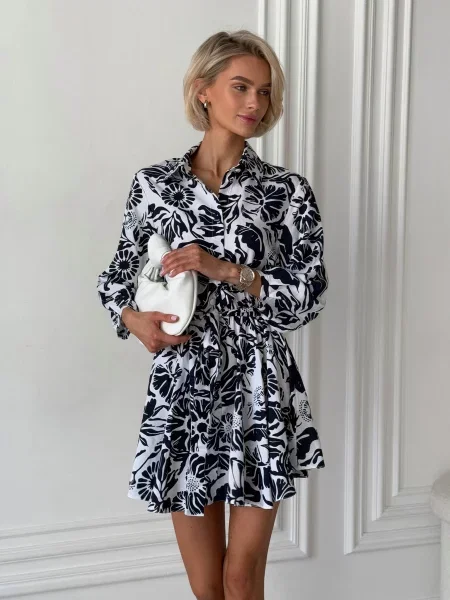 Платье мини Jadone Fashion синее