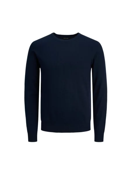 Jack & Jones Swetry Mężczyzna M Dzianina z okrągłym dekoltem niebieski