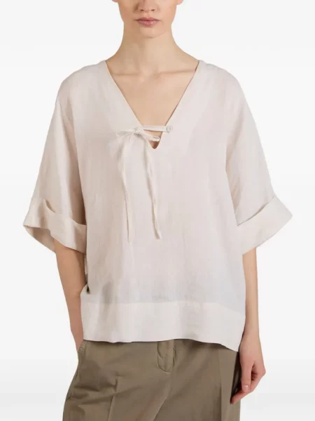 Bluză Glanshirt cu legături