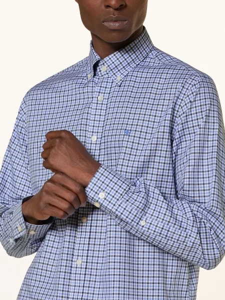 Hackett London Košile Classic Fit tmavě modrá / tmavě modrá bílá