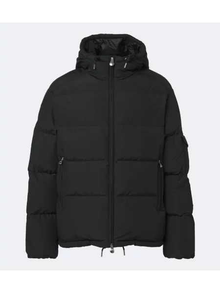 Kurtka puchowa Moncler z kapturem czarna