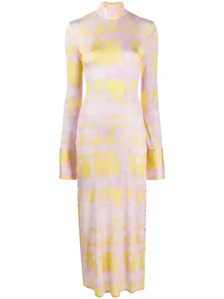 Rochie Ellery cu imagine cu legături roz