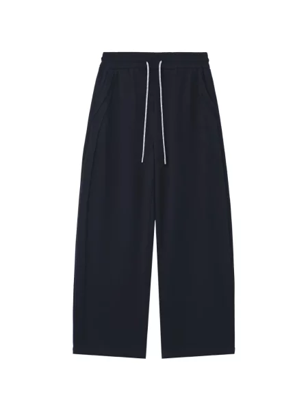 Pantaloni Tout A Coup alergare cu cordon albastru