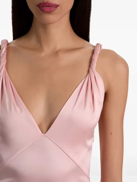 Rochie maxi Alice + Olivia roz