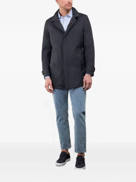 Palton Moorer cu glugă gri