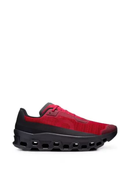 Sneakerși On cu șireturi din dantelă negru