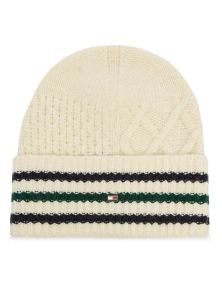 Tommy Hilfiger Czapka Flag Cable Kolorowy