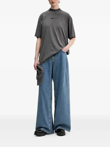 Φαρδύ πόδι τζιν Karl Lagerfeld Jeans μπλε