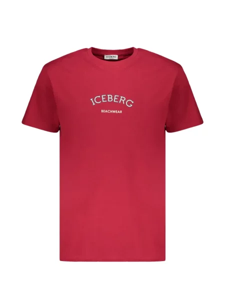 Scurt tricou Iceberg cu imagine roșu