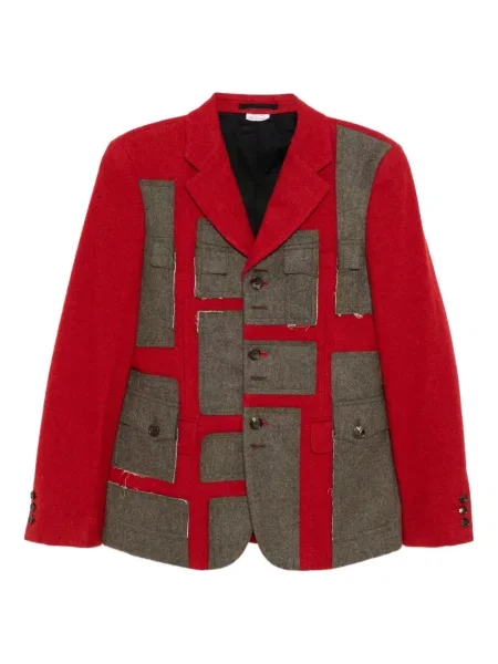 Marynarka Comme Des Garcons Homme Plus biznesowa czerwona