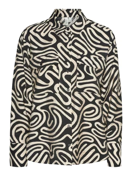 VERO MODA Halenka VMVIGDIS režná černá