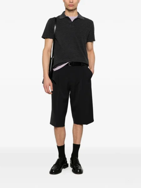 Pantaloni scurți Tonywack plisate negru