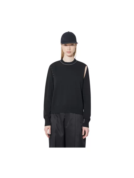 Maison Margiela sweter lekki czarny