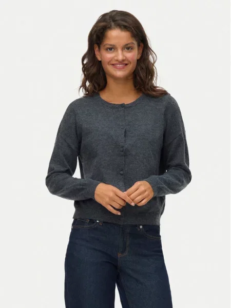 Vero Moda Pletena jopica Marina siva