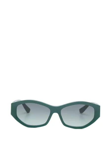Ochelari de soare You Mawo cu imprimeu geometric verde