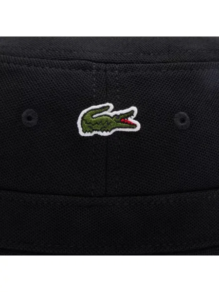 Lacoste Kapelusz Unisex Z Bawełny Organicznej Bob czarny
