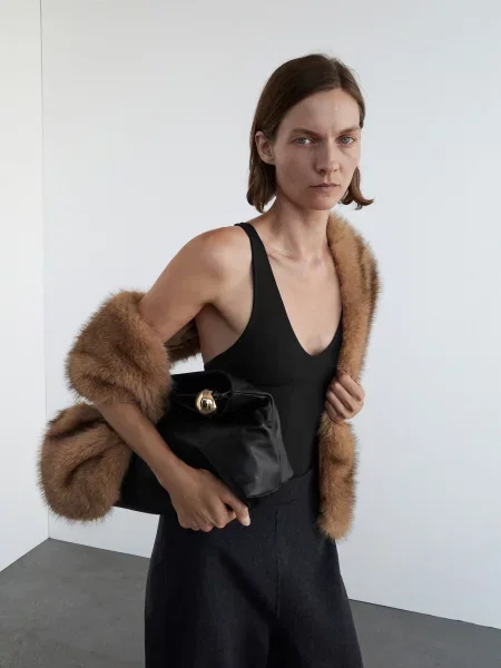 Боді MANGO поліестер/еластан чорний