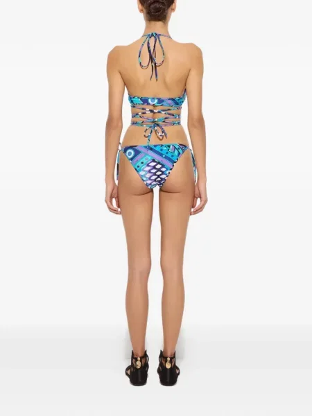 Top Pucci cu imagine plic albastru