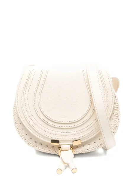 Geanta crossbody Chloé alb