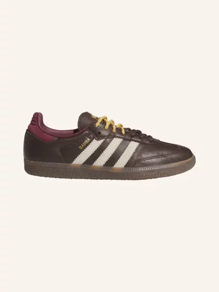Adidas Originals Sneakersy Samba Og hnědá / krémová / tmavě červená