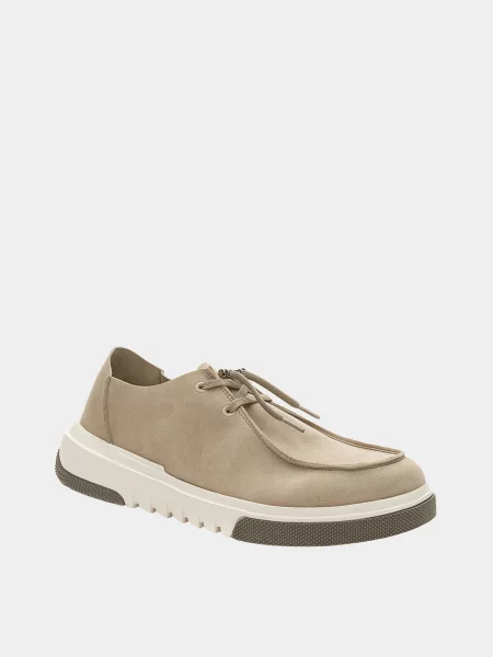 Мокасини Grunberg мікрофібра/текстиль бежевий