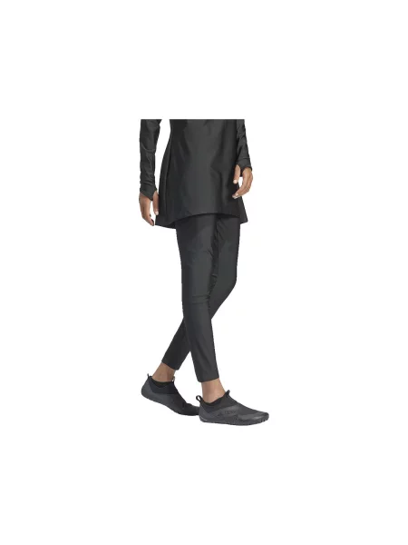 Leggings Adidas cu dungi negru