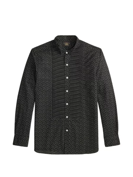 Cămașă Ralph Lauren Rrl cu imagine negru