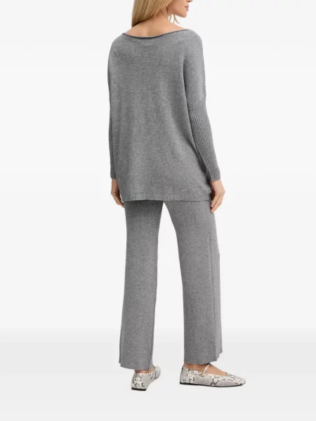 Pantaloni Haveone tricotate gri