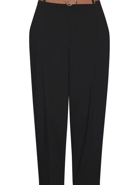 LASCANA Pantaloni cutați negru