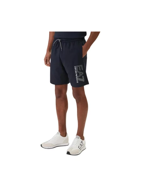 Emporio Armani Szorty sportowe Granatowy niebieskie