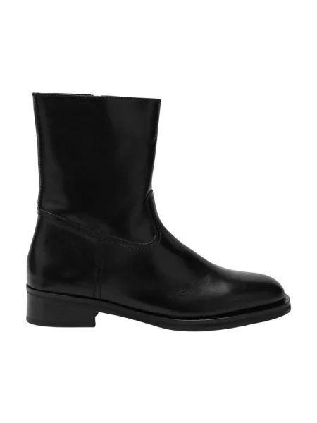 Buty do kostki Jude skórzane czarne