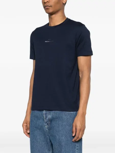 Tricou Paul & Shark cu autograf albastru