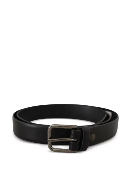 Cu centură curea Dolce & Gabbana din piele cu cataramă negru