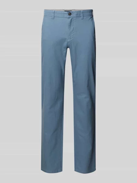 Spodnie materiałowe o kroju slim fit z z tyłu Mcneal niebieskie