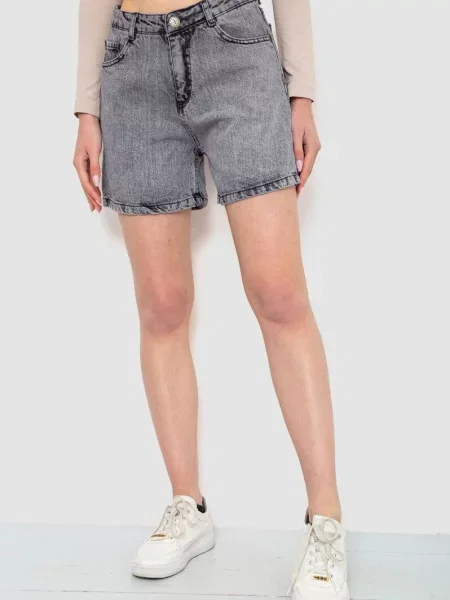 Шорти джинсові Ager сірий