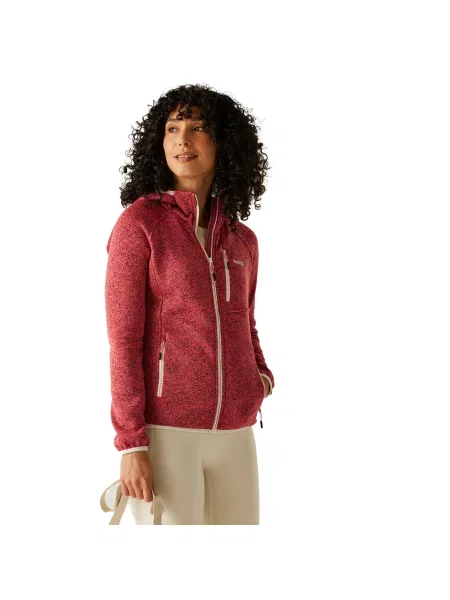 Bluza Z Kapturem Newhill II Marl Full Zip biała