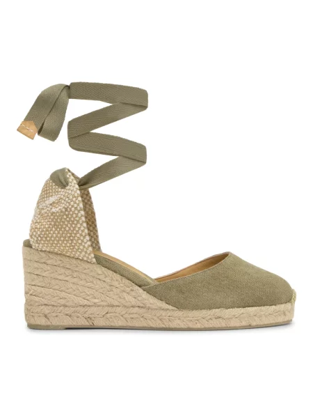 Espadryle Castaner zielone