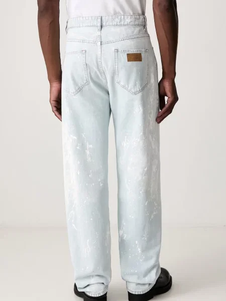 Maison Margiela egyenes férfi farmer kék