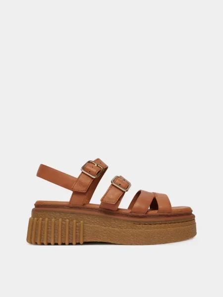 Сандалії Clarks коричневий
