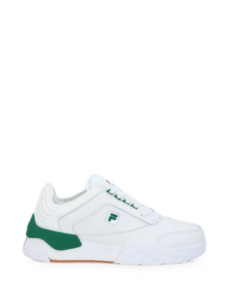 Sneakerși Fila cu șireturi din dantelă alb