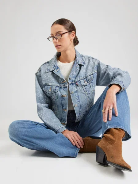 LEVI'S ® Prehodna jakna SBEYONCÉ x Levi’s moder denim