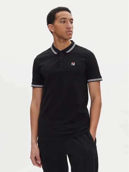Tricou polo Fila negru