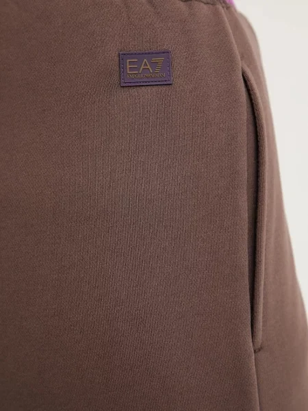 Спортивные штаны Ea7 Emporio Armani коричневые