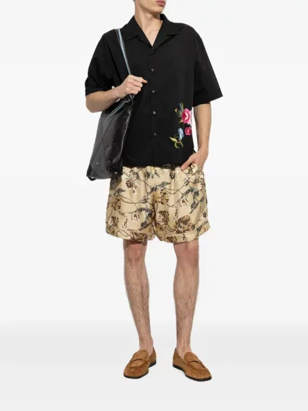 Pantaloni scurți Kenzo cu model floral