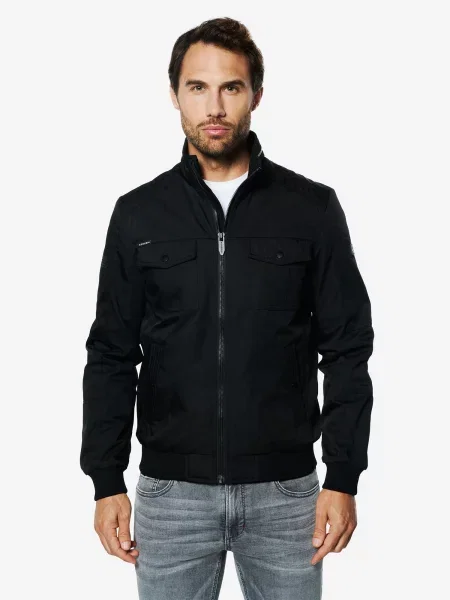 KOROSHI Geacă de primăvară-toamnă negru