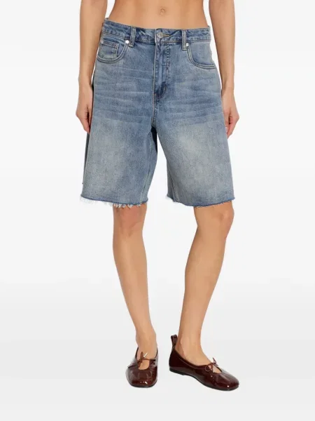 Pantaloni scurți din denim Gestuz albastru
