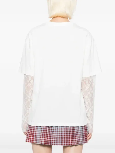 Tricou Ground Zero cu imagine alb