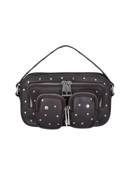 Lniana torebka Nunoo brązowa